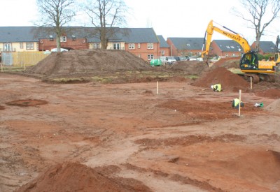 Archaeological investigation prior to commencement a housing development